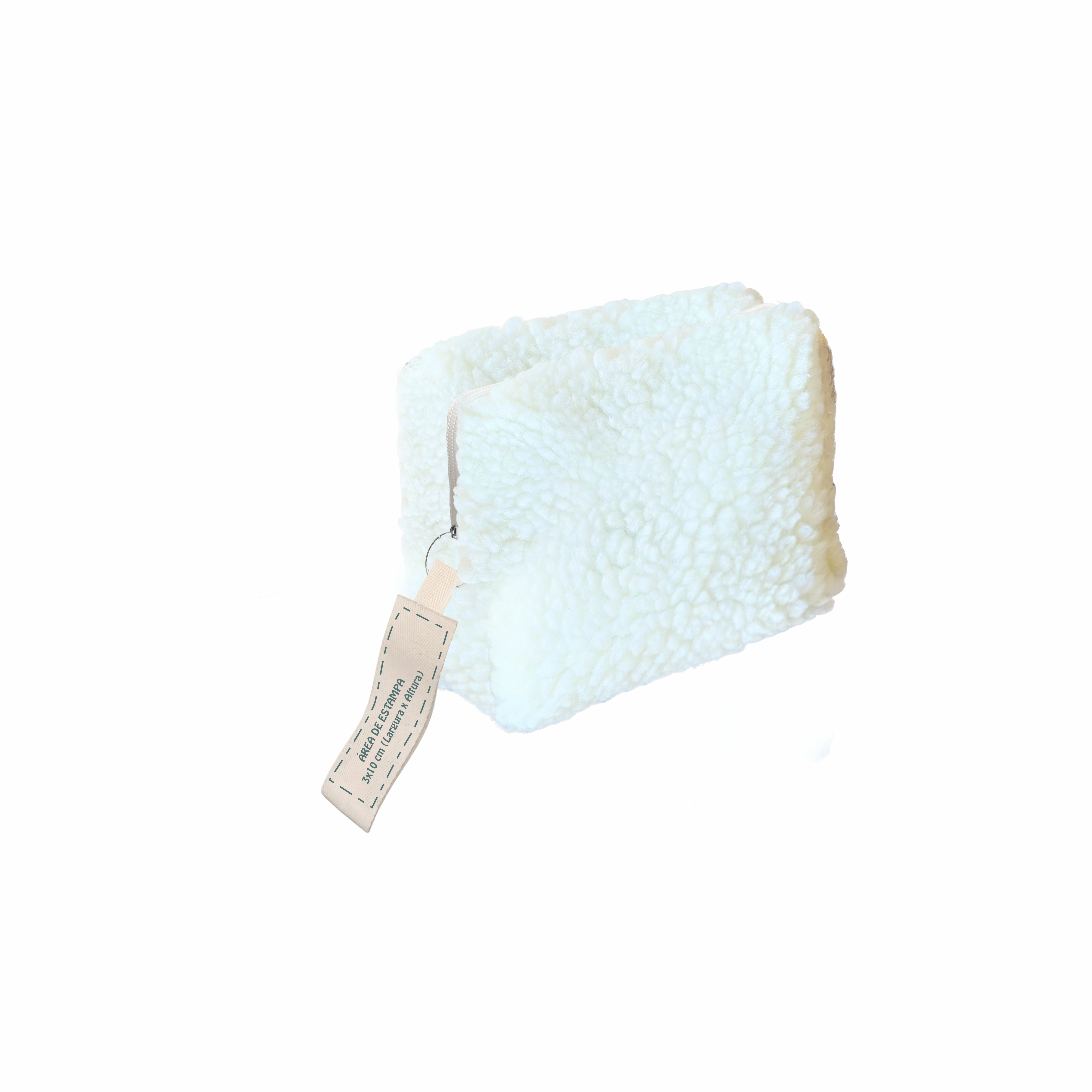 Uma necessaire cheia de textura. A Carneiro é macia, fofa e aquece nossos corações. ref.: CARNEIRO