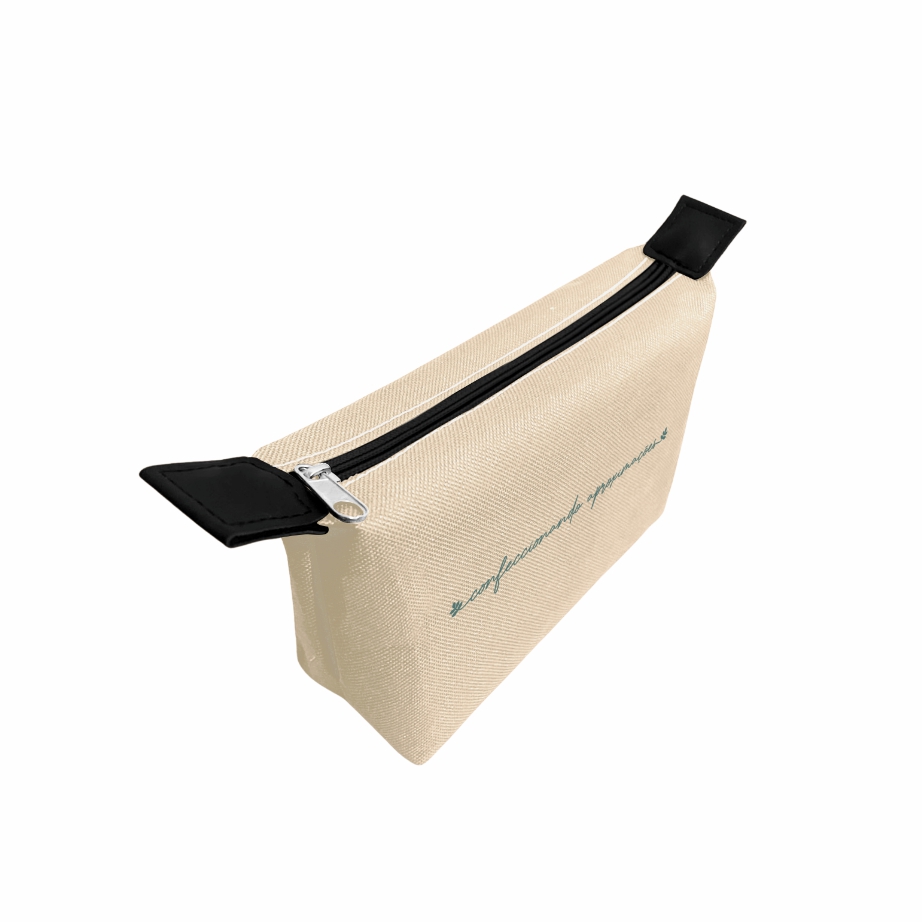 Necessaire Unissex em Nylon 600 com Puxadores de Corino - Ref.: Grunge