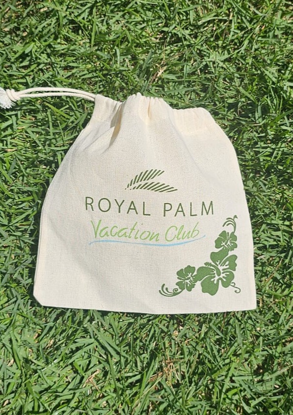 Saquinho Ecológico em Algodão Cru (Porta biquini) - Ref.: Concha