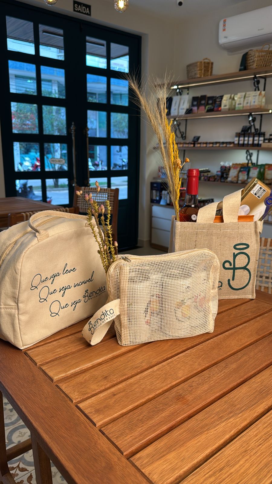 Térmica Ecológica em Lona de Algodão Cru e Forro Térmico Metalizado - Ref.: Pinguim