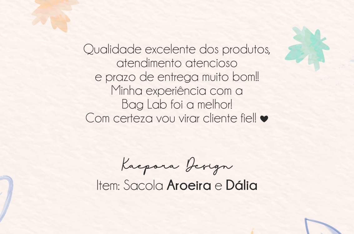 Depoimentos - Avaliação do cliente!