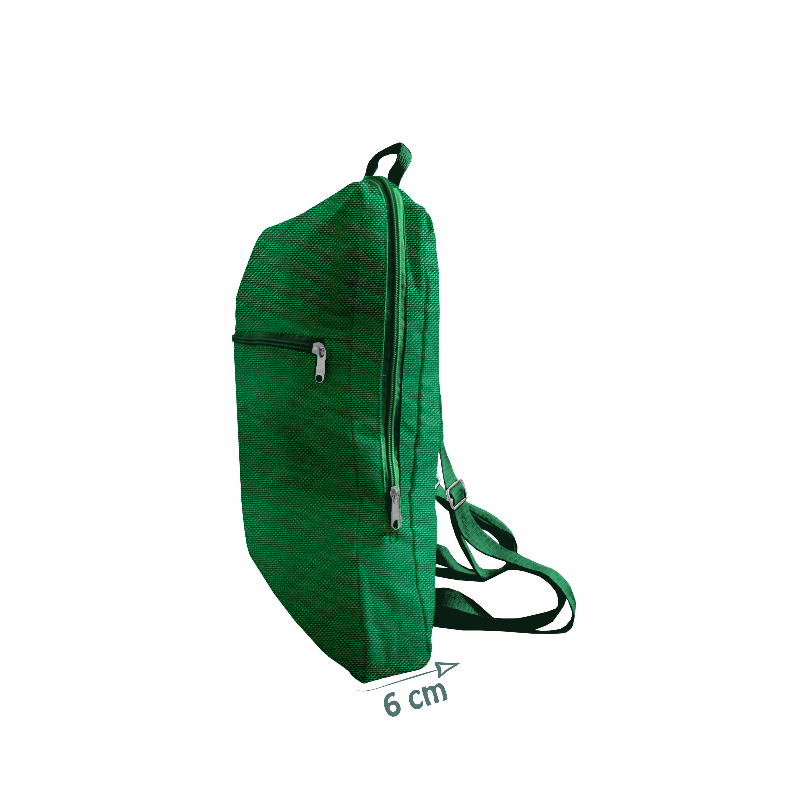 Mochila Pop | em nylon resistente, com bolso frontal e alças reguláveis.