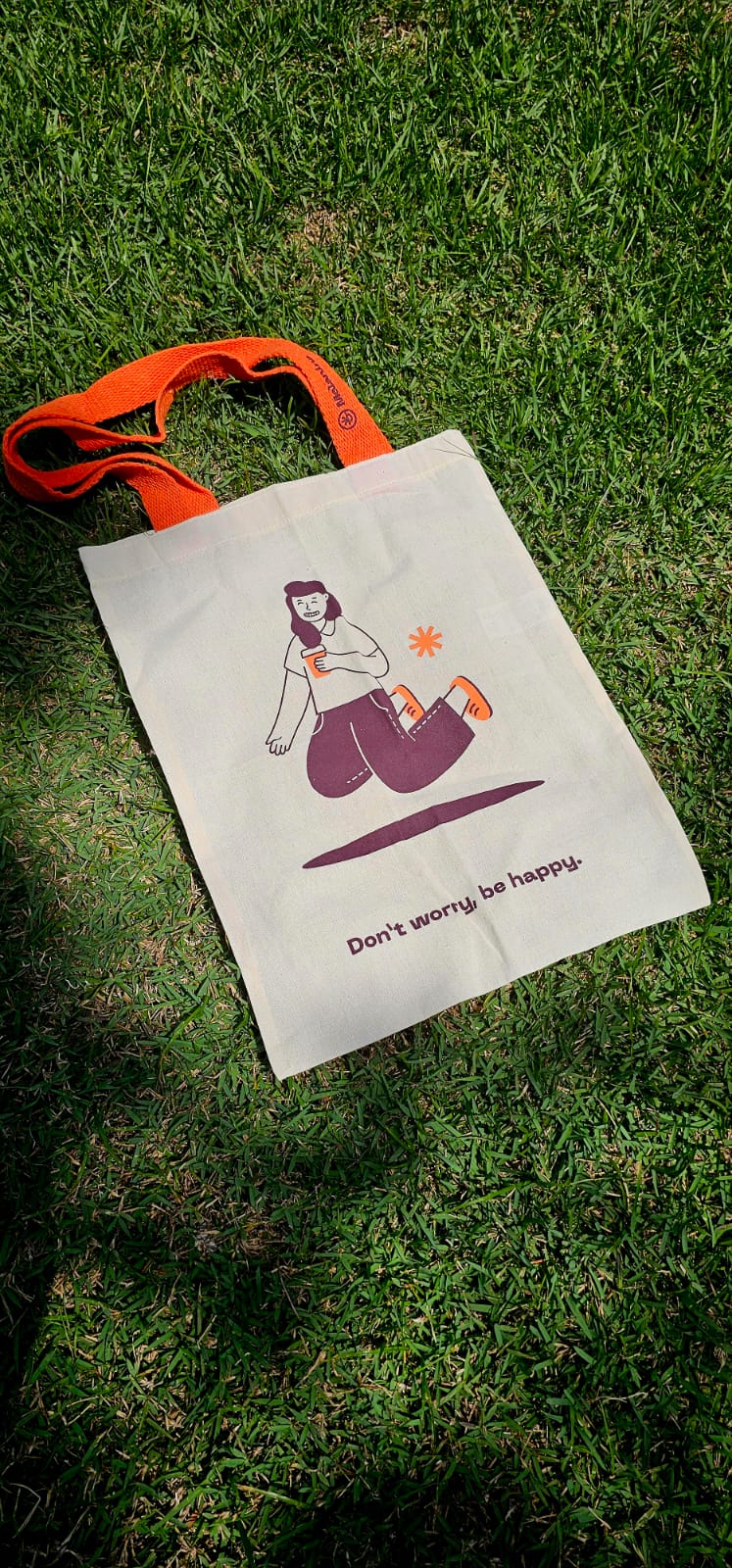 Sacola Ecológica em Algodão Cru - Ref.: Pitanga