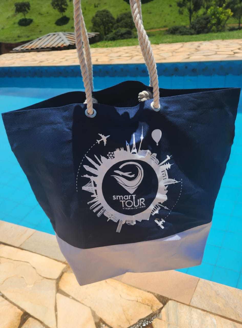 Sacola Ecológica em Lona de Algodão Colorida - Ref.: Lótus