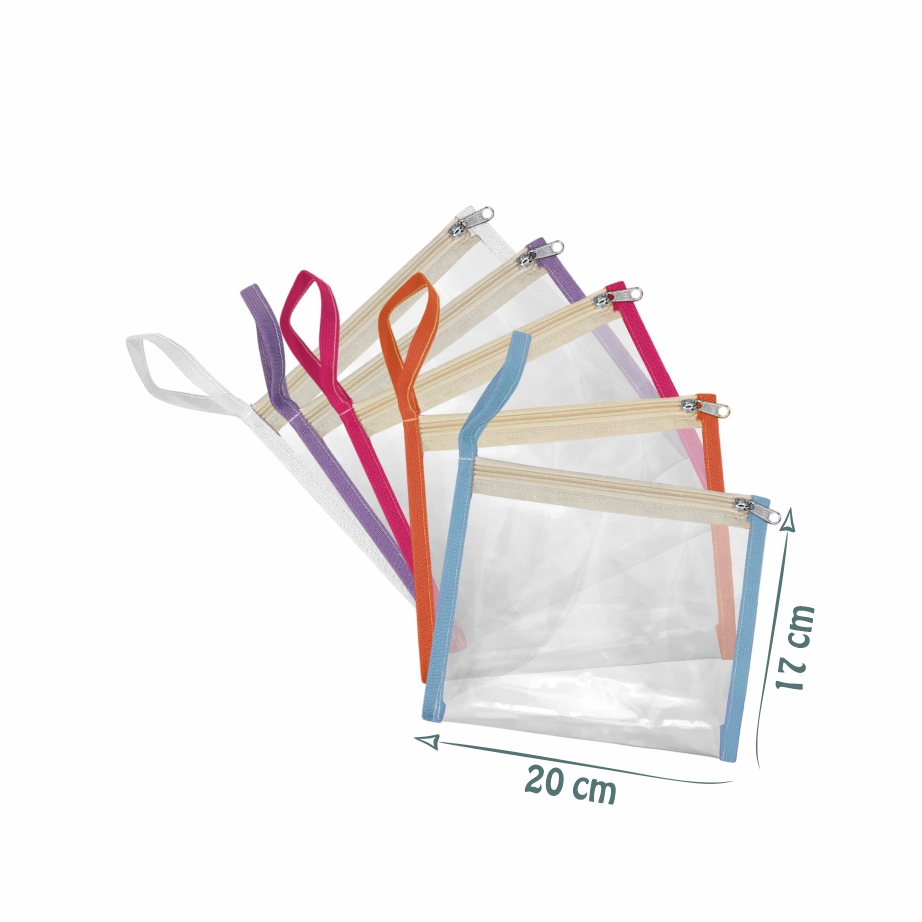 Necessaire Promocional em PVC Cristal - Ref.: Eletro