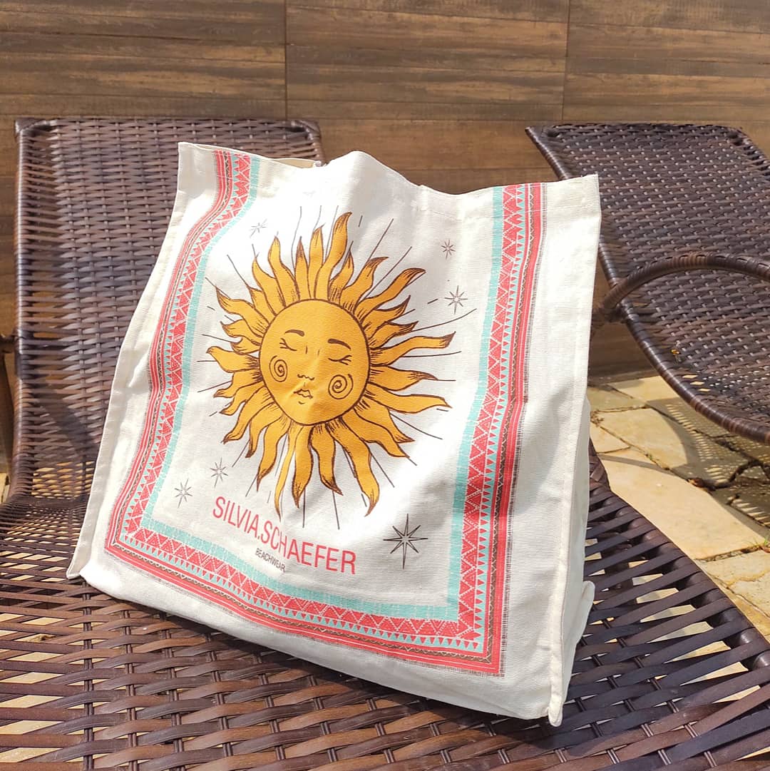 1Ecobag ecológica premium - Ref.: Ipê em lona de algodão cru