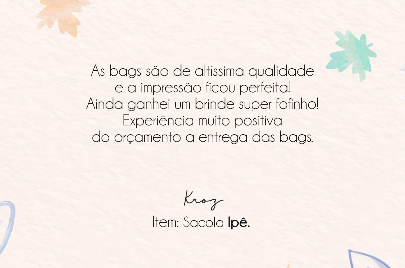 Depoimentos - Avaliação do cliente!