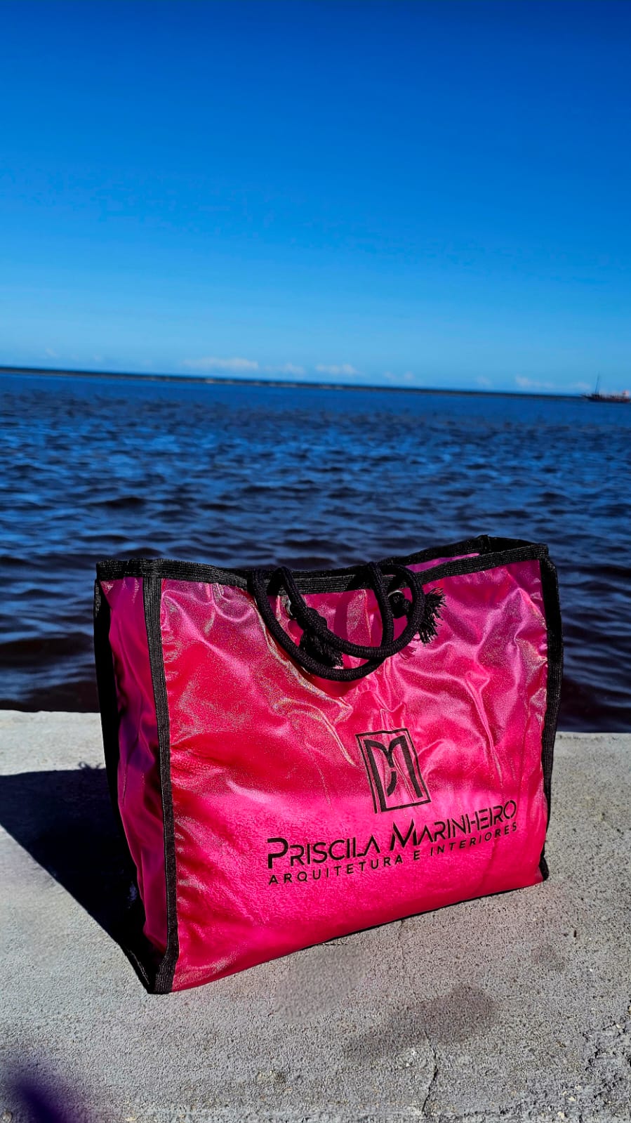 Sacola Reuse em PVC All Clear com Alça em Corda - Ref.: Funk