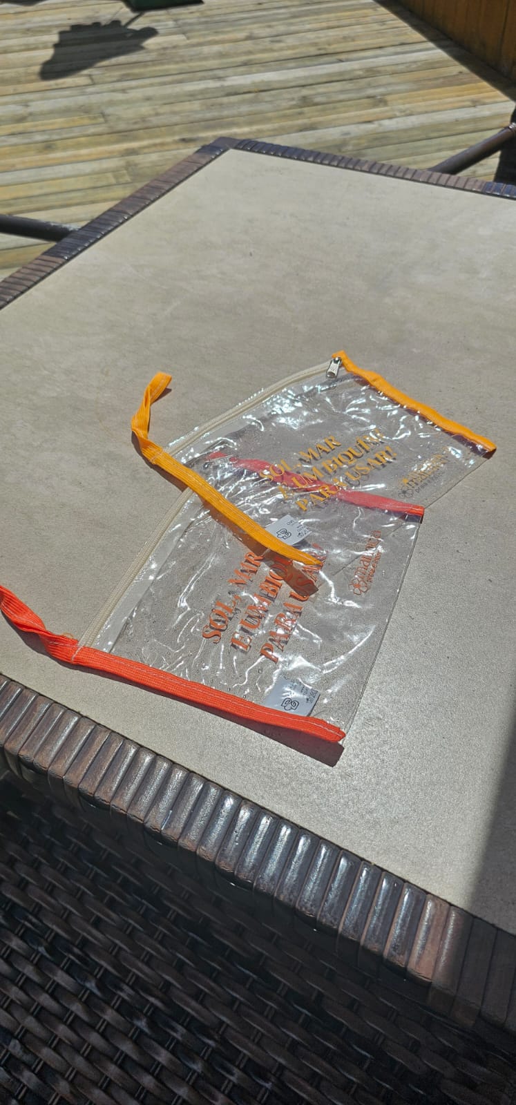 Necessaire Promocional em PVC Cristal - Ref.: Eletro