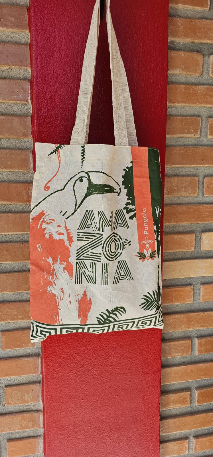 Sacola Ecológica em Algodão Cru - Ref.: Pitanga