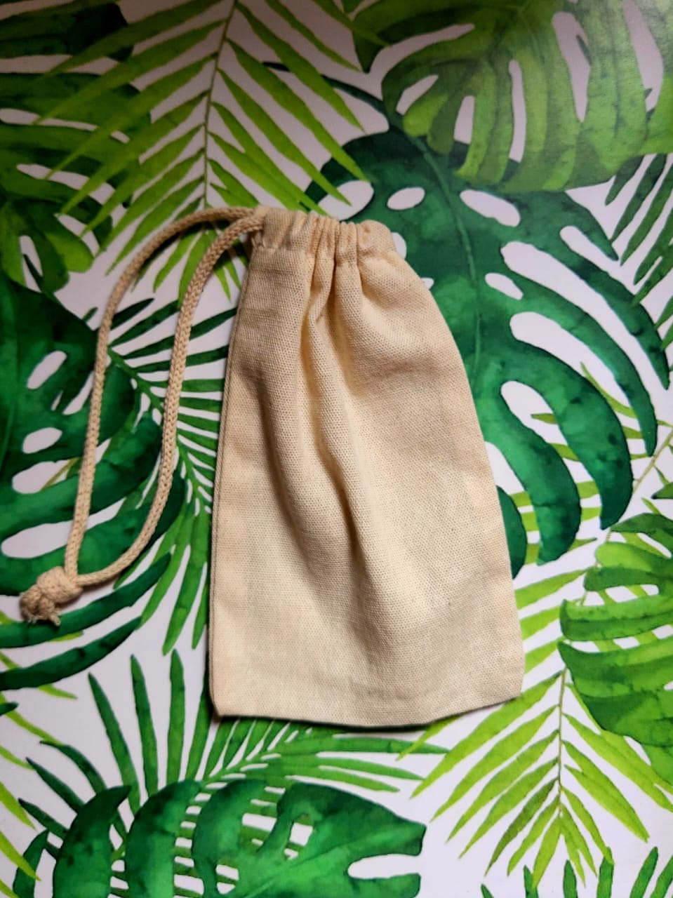 Saco Ecológico em Algodão Cru - Ref.: Trigo