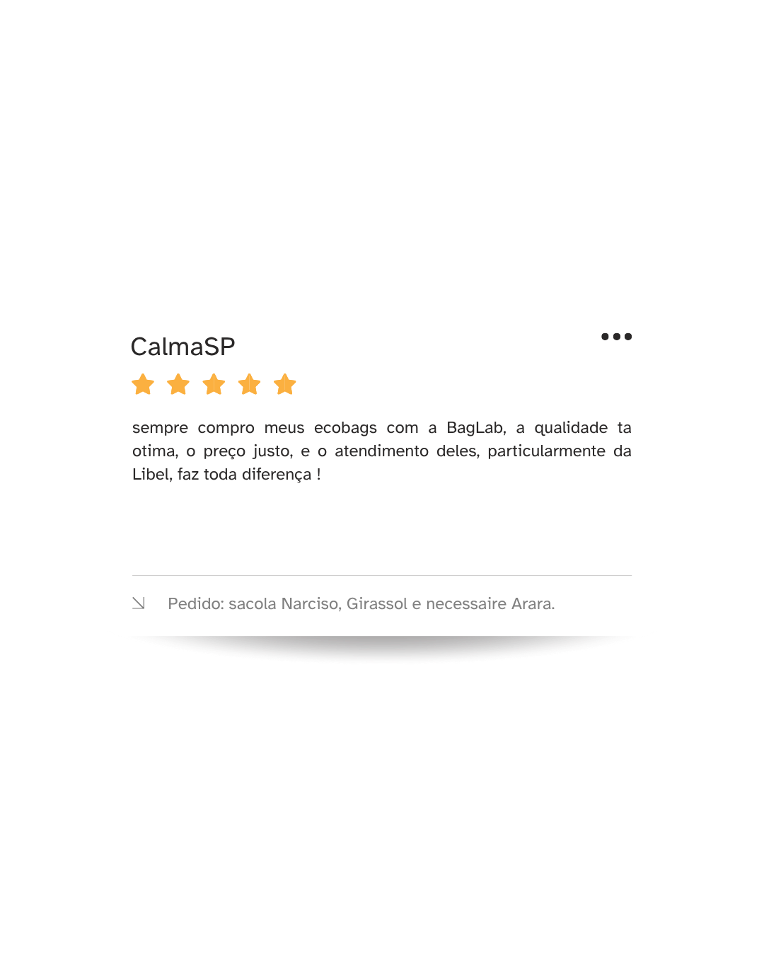 Avaliações reais de quem passou por toda a experiência desde o orçamento ao recebimento do pedido em mãos!