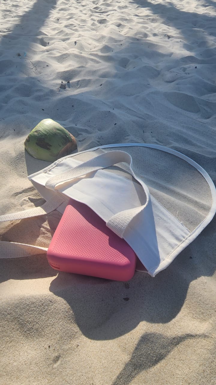 Premium Bag - Ref.: Baobá - em juta premium e lona de algodão cru.