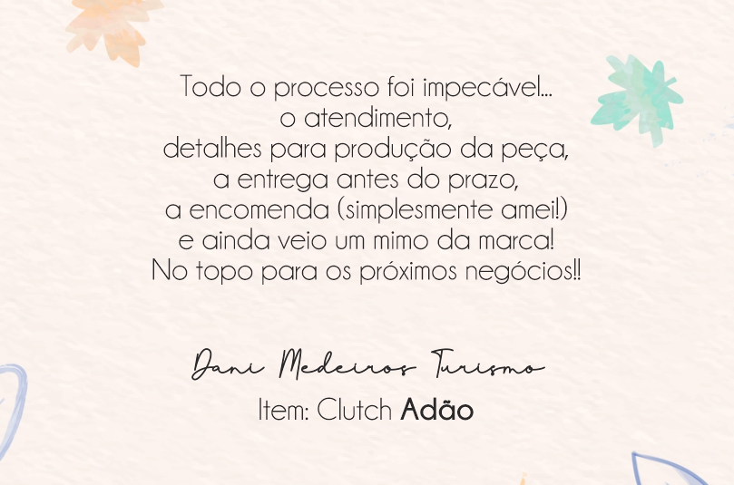 Depoimentos - Avaliação do cliente!