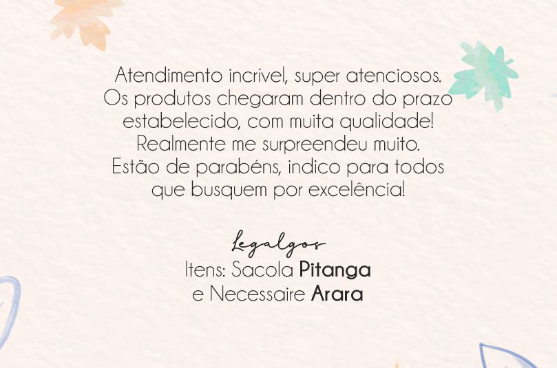 Depoimentos - Avaliação do cliente!
