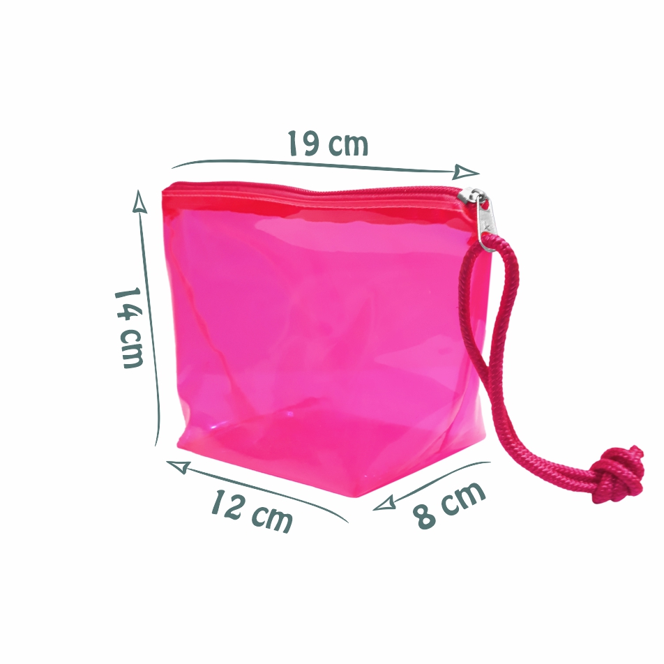 Necessaire Promocional em PVC Colorido com Fundo Lombado - Ref.: Frevo