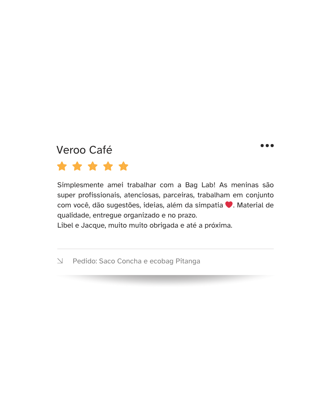 Avaliações reais de quem passou por toda a experiência desde o orçamento ao recebimento do pedido em mãos!