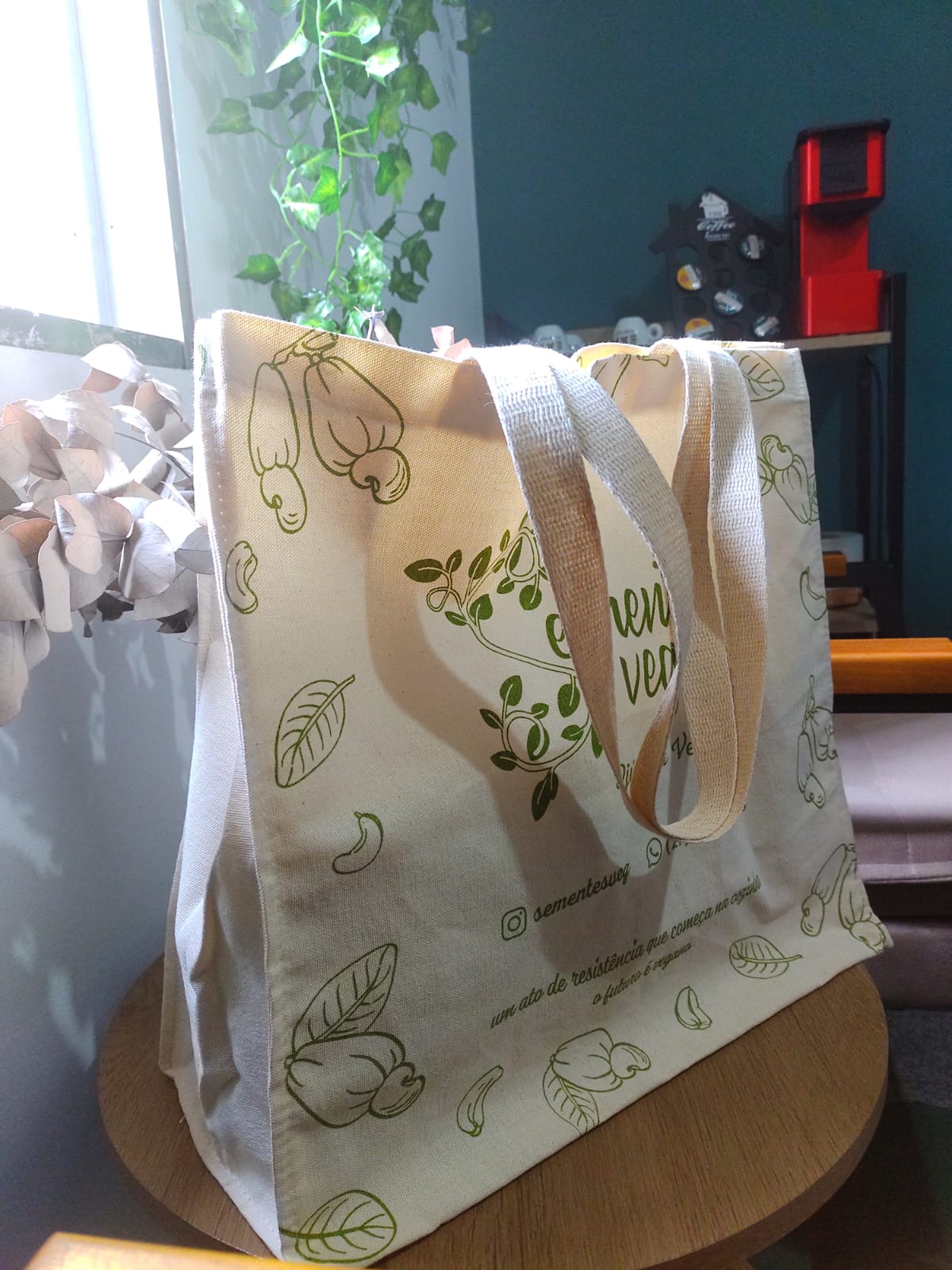Ecobag Ecológica Premium em Lona de Algodão Cru - Ref.: Ipê