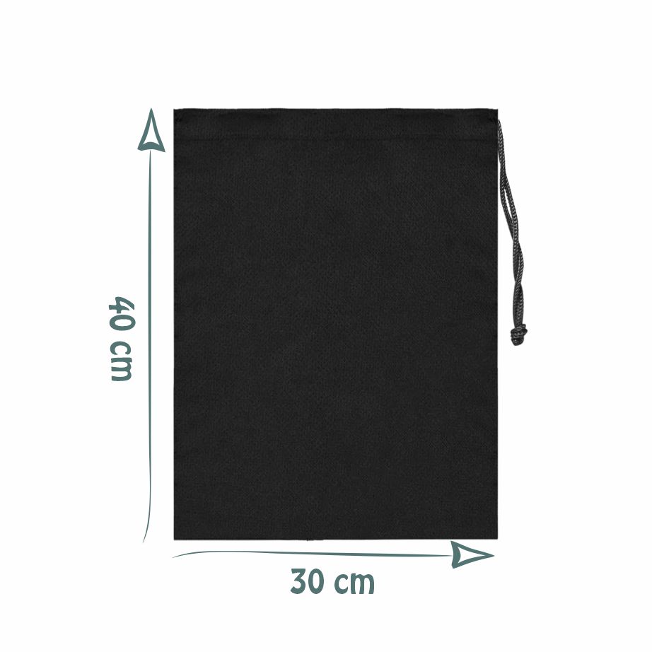 Saco Promocional em TNT Colorido e Visor em PVC Cristal - Ref.: Jazz