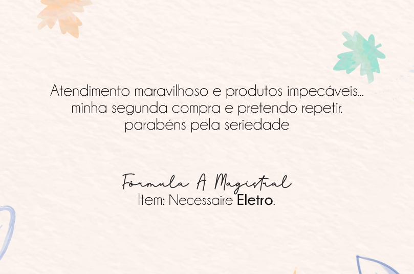 Depoimentos - Avaliação do cliente!