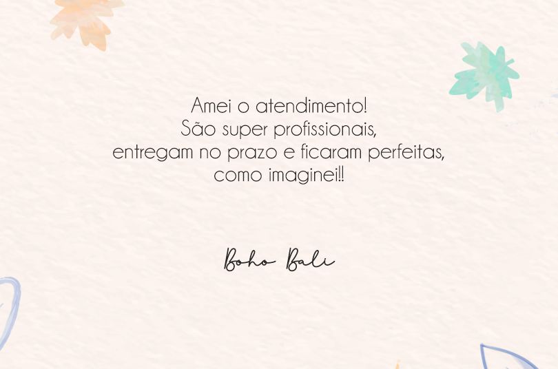 Depoimentos - Avaliação do cliente!