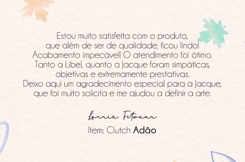 Depoimentos - Avaliação do cliente!