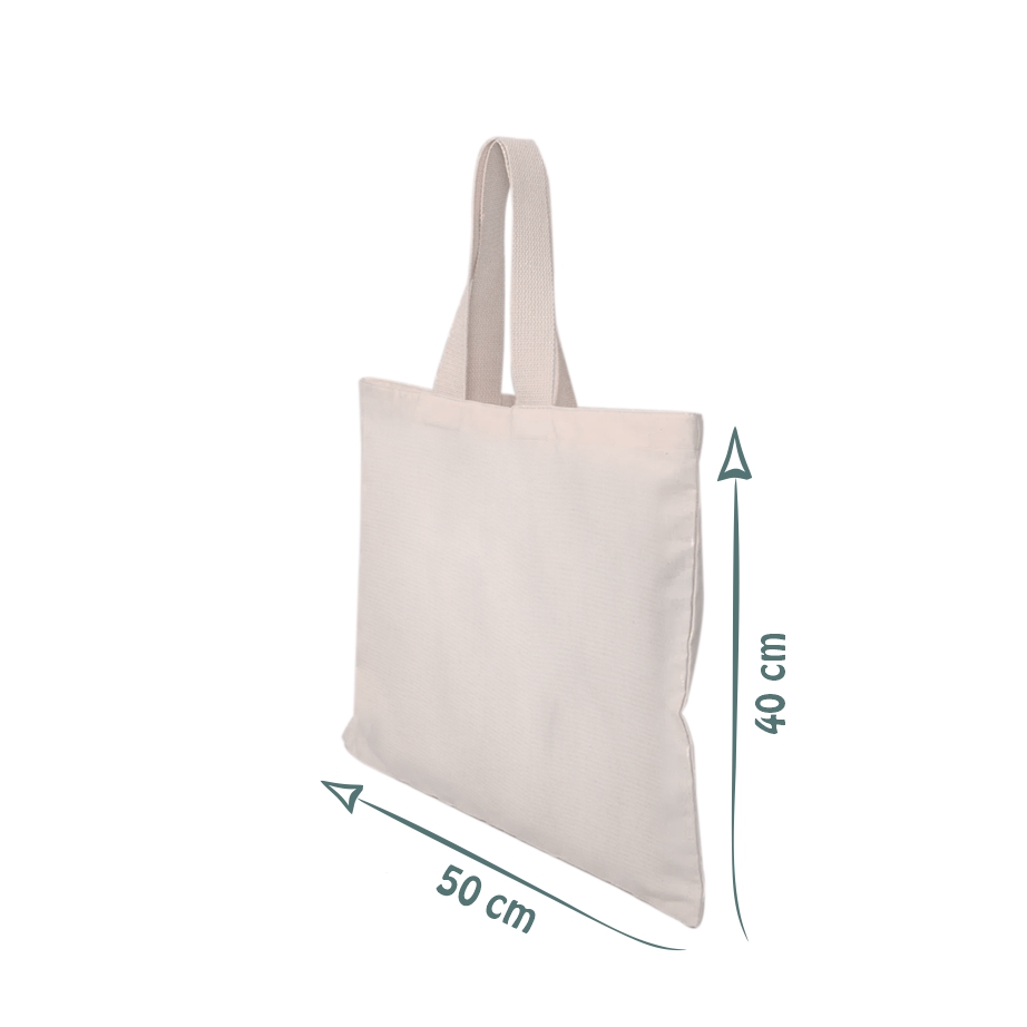 Sacola Ecológica em Algodão Cru - Ref.: Graviola