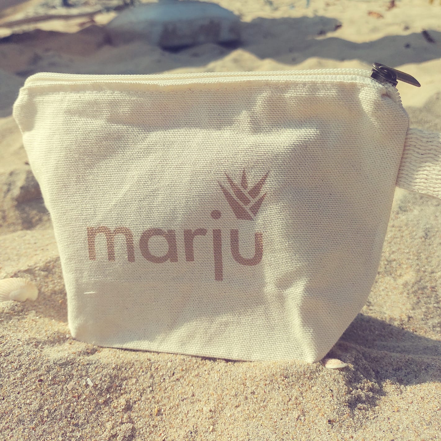 Necessaire ecológica - Ref.: Tucano - em lona de algodão cru