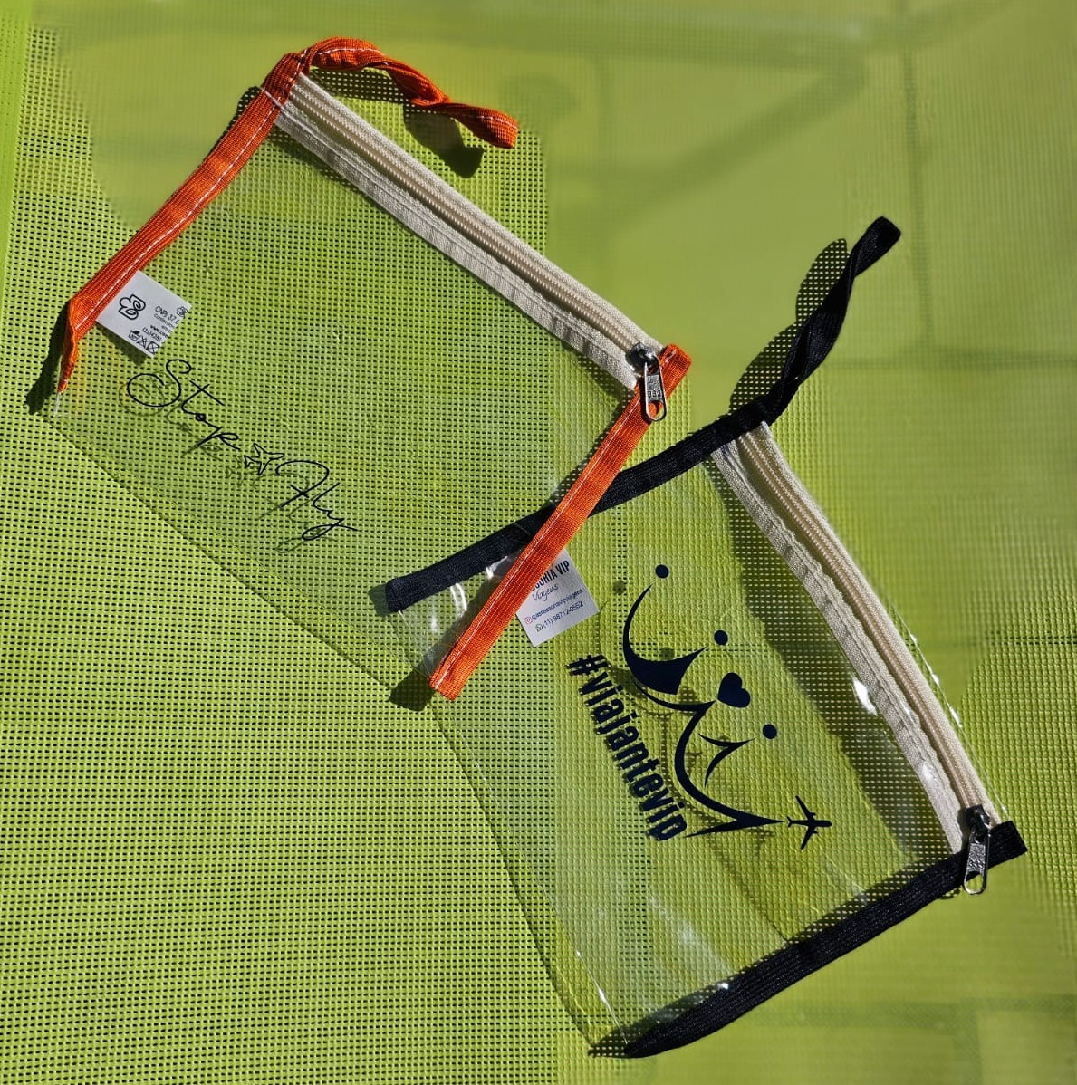 Necessaire Promocional em PVC Cristal - Ref.: Eletro