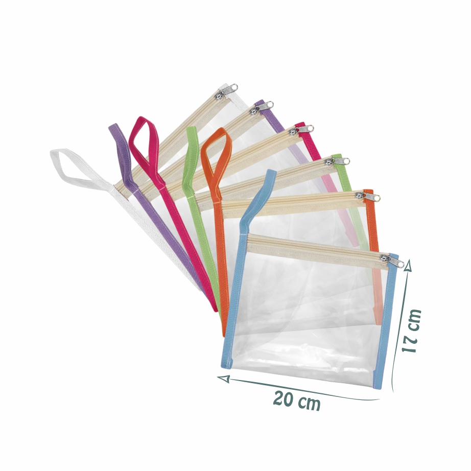 Necessaire Promocional em PVC Cristal - Ref.: Eletro