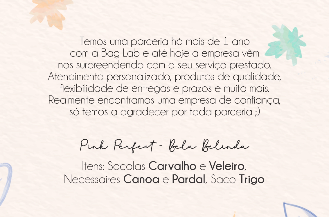 Depoimentos - Avaliação do cliente!