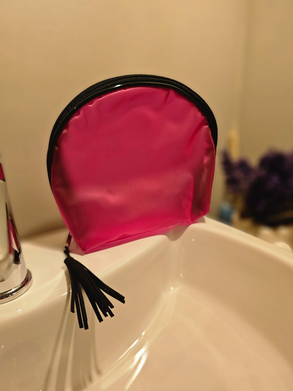 Necessaire Oval em PVC All Clear - Ref.: Ballet