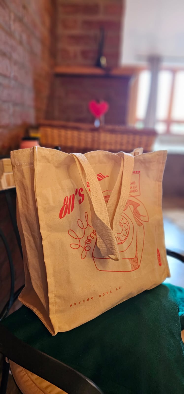 Sacola Ecológica em Lona de Algodão Cru - Ref.: Ipê