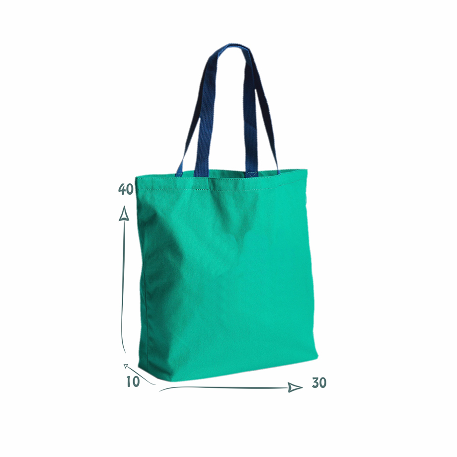 Sacola Ecológica em Sarja Colorida - Ref.: Eucalipto