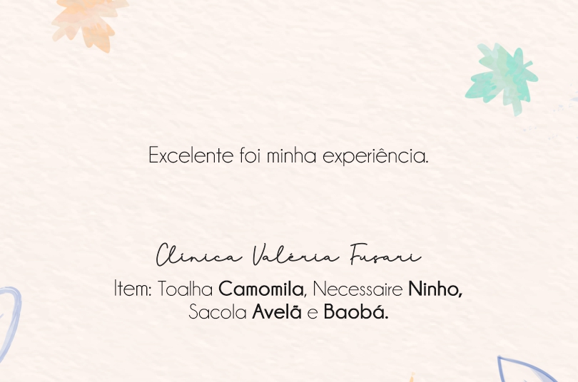 Depoimentos - Avaliação do cliente!