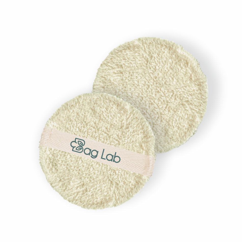 Ecopad Ecológico em Toalha 100% Algodão e Fita de Algodão Cru - Ref.: Capim