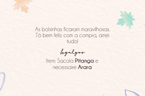 Depoimentos - Avaliação do cliente!