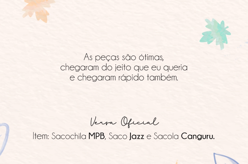 Depoimentos - Avaliação do cliente!