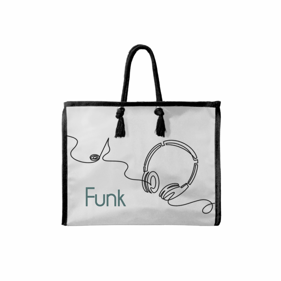 Sacola Reuse em PVC All Clear com Alça em Corda - Ref.: Funk