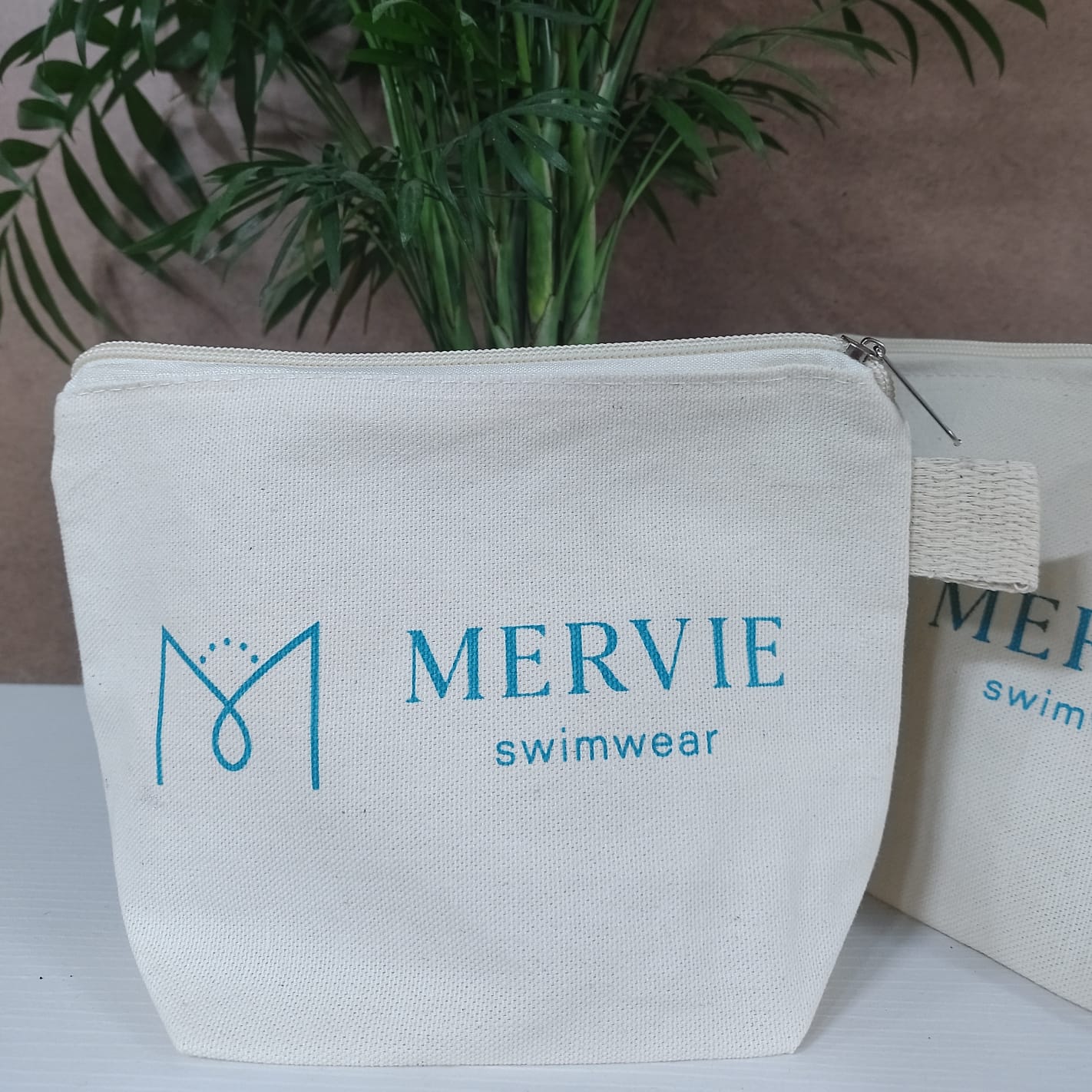 Necessaire ecológica - Ref.: Tucano - em lona de algodão cru