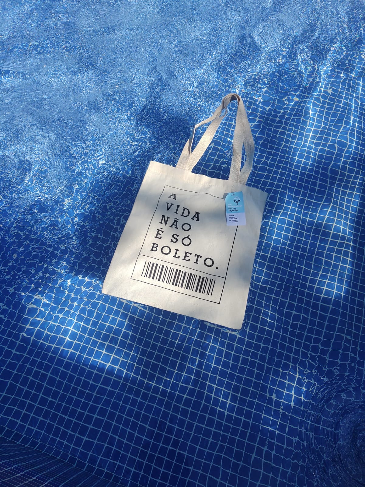 Sacola Ecológica em Algodão Cru - Ref.: Pitanga