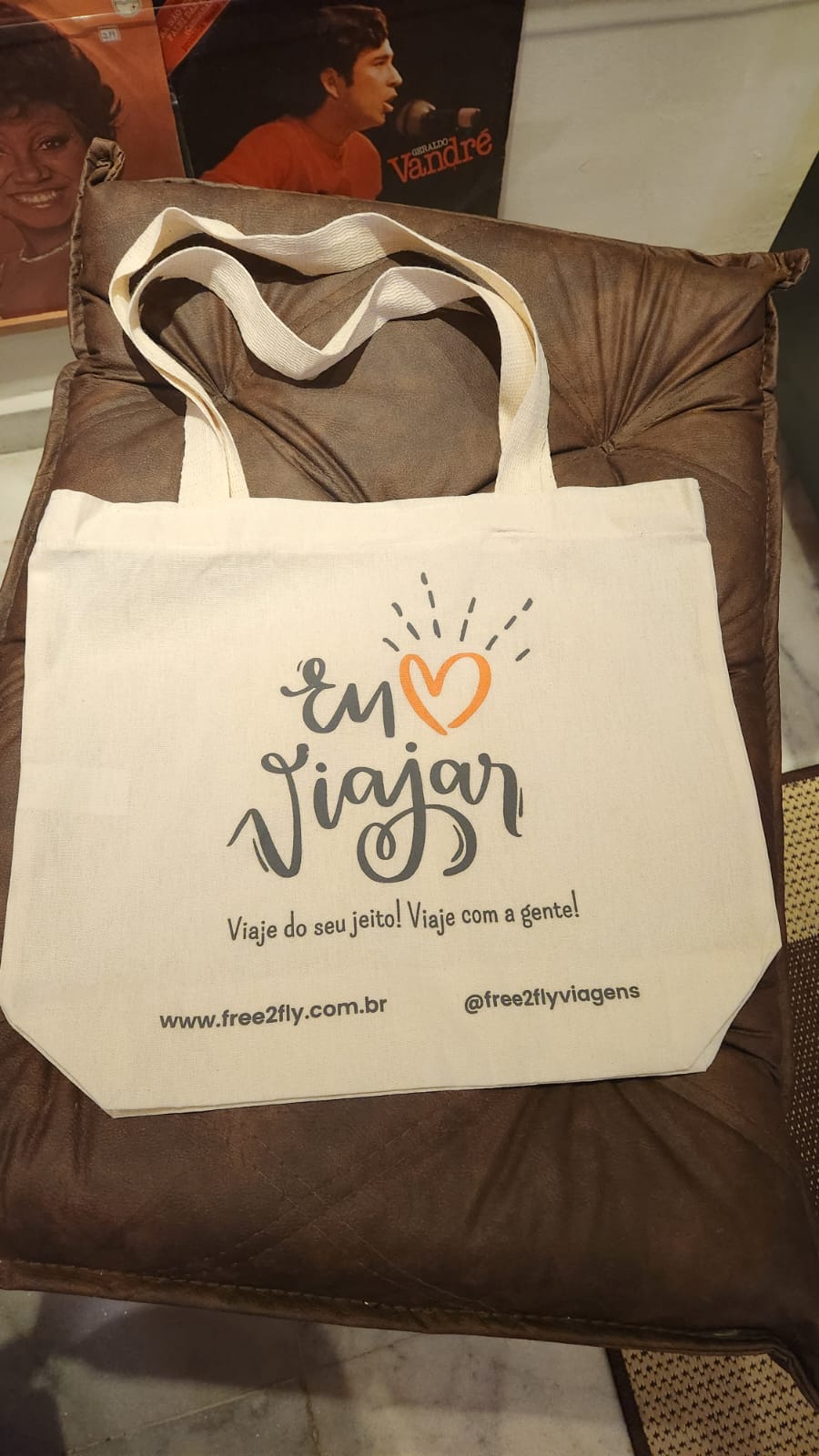 Sacola Ecológica em Algodão Cru e Alça Personalizável - Ref.: Bonsai