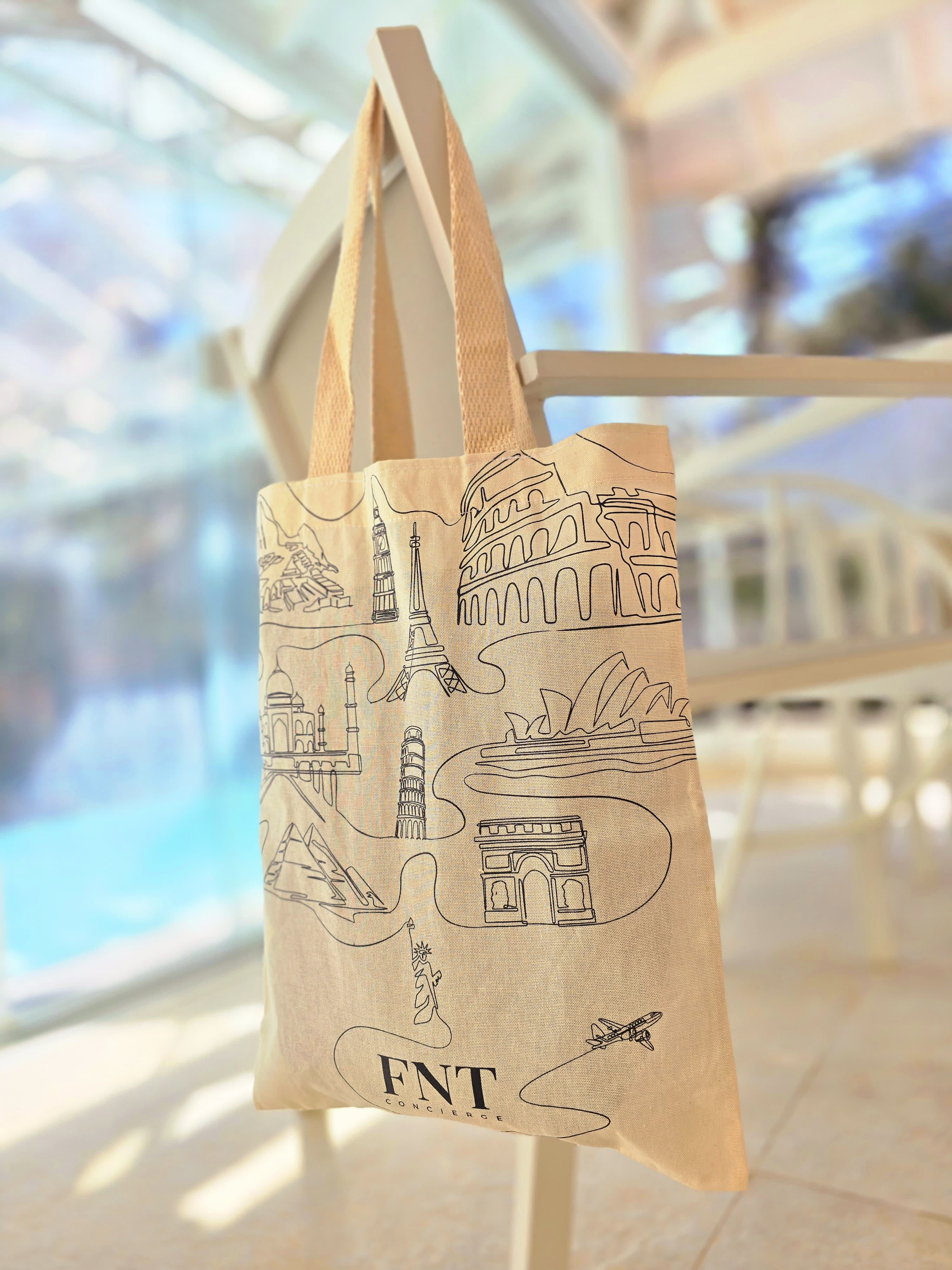 Sacola Ecológica em Algodão Cru - Ref.: Pitanga