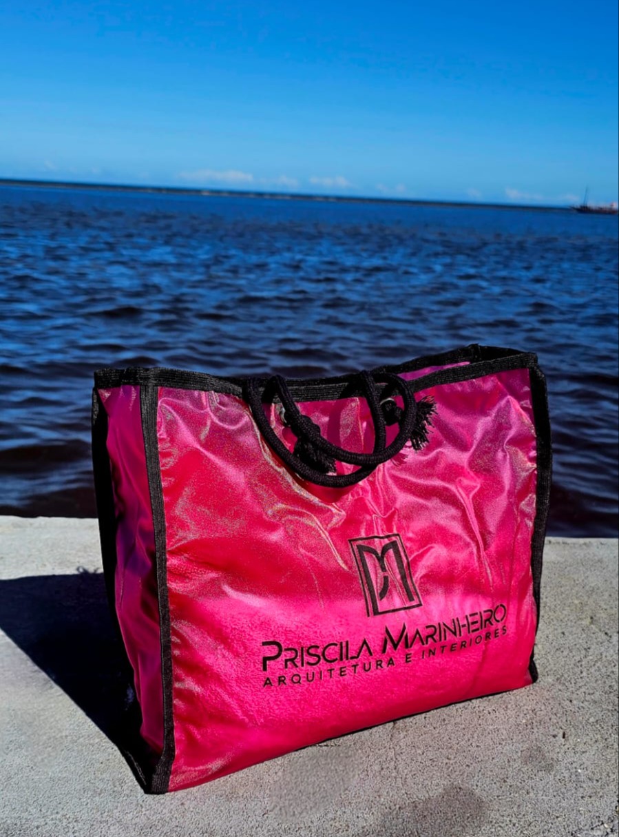 Sacola Reuse em PVC All Clear com Alça em Corda - Ref.: Funk