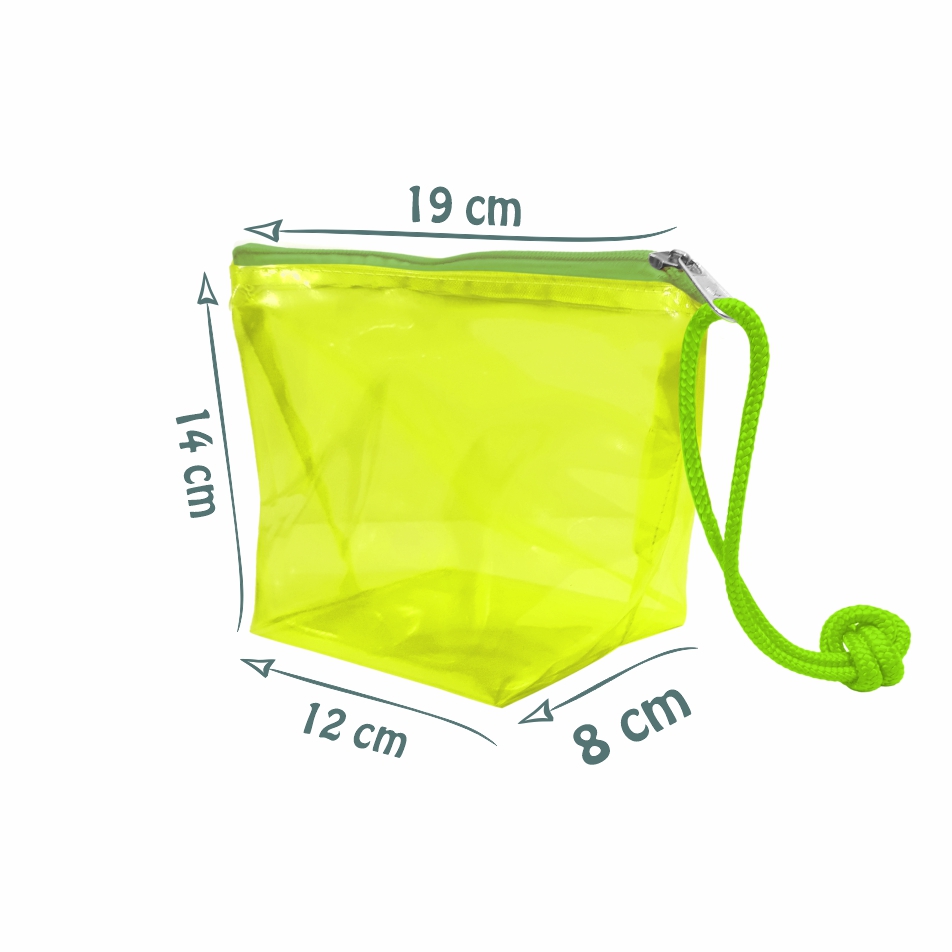 Necessaire Promocional em PVC Colorido com Fundo Lombado - Ref.: Frevo