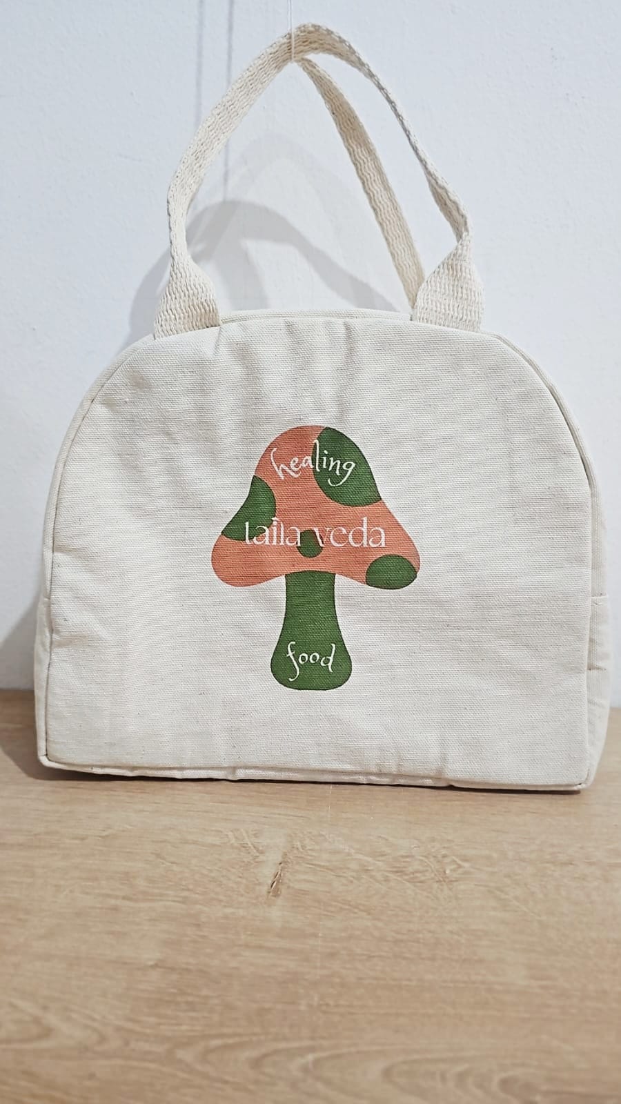 Térmica Ecológica em Lona de Algodão Cru e Forro Térmico Metalizado - Ref.: Pinguim