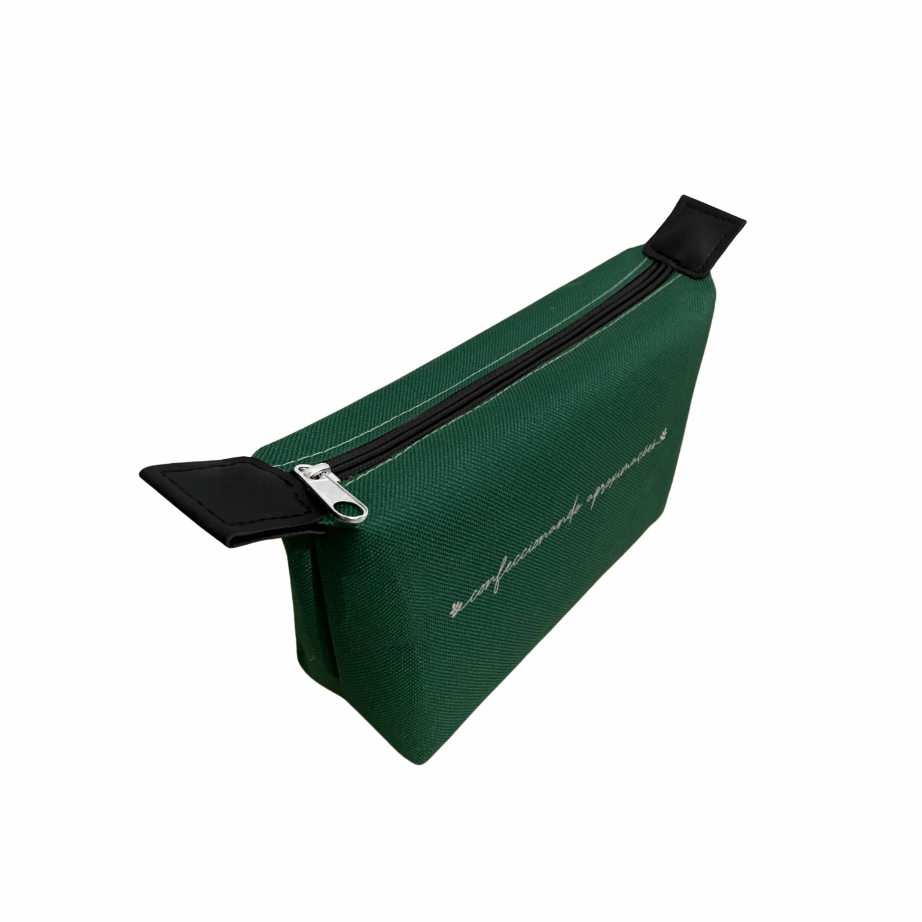 Necessaire Unissex em Nylon 600 com Puxadores de Corino - Ref.: Grunge