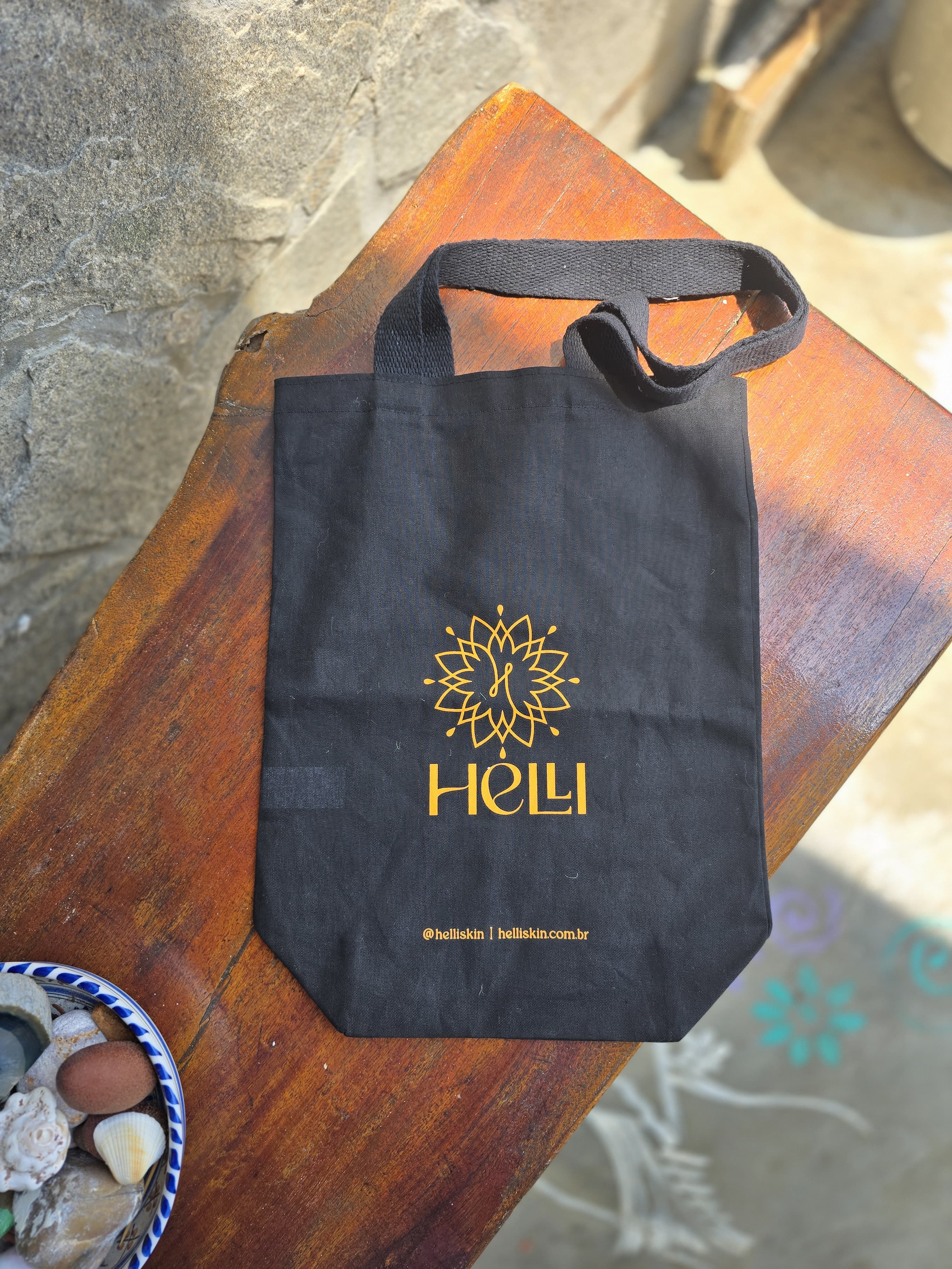 Premium bag ecológica em algodão colorido - ref.: Eucalipto