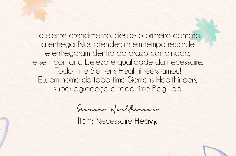 Depoimentos - Avaliação do cliente!