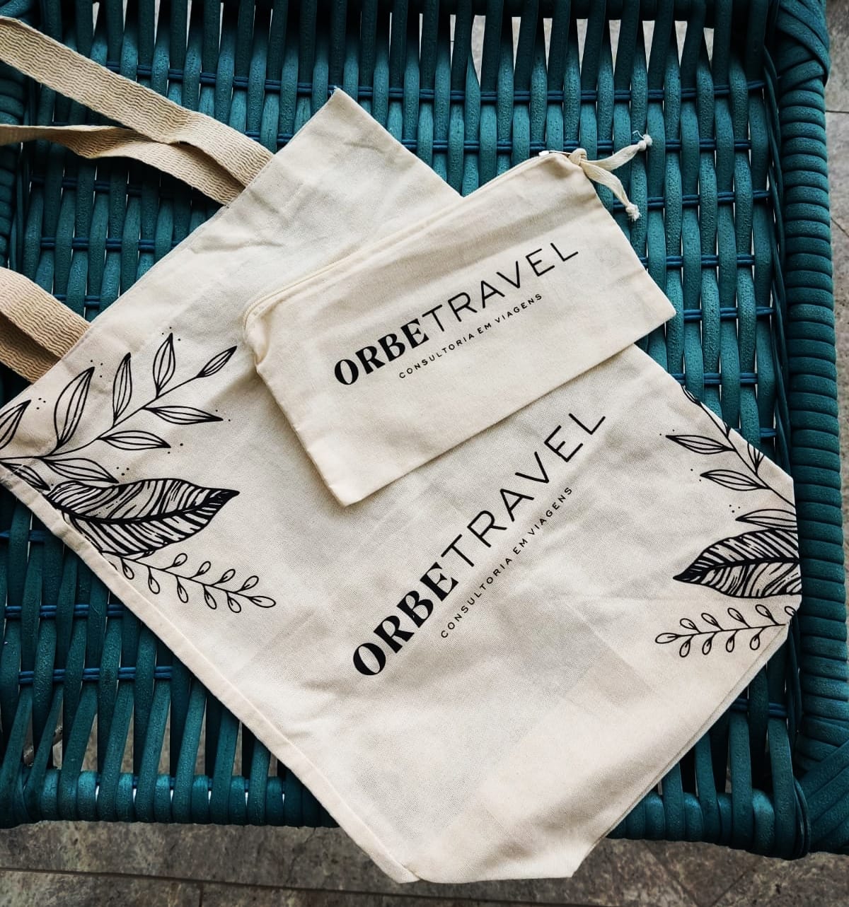 Ecobag ecológica - Ref.: Aroeira - em algodão cru
